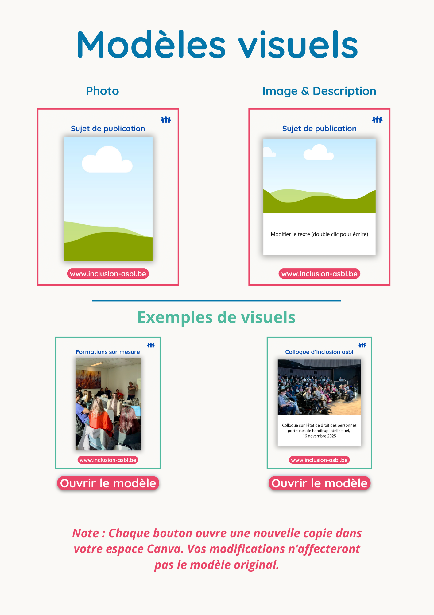 Modèles Visuels Canva